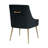19'' H Velvet Upholstered Metal Parsons Chair-1340082583-1322090724