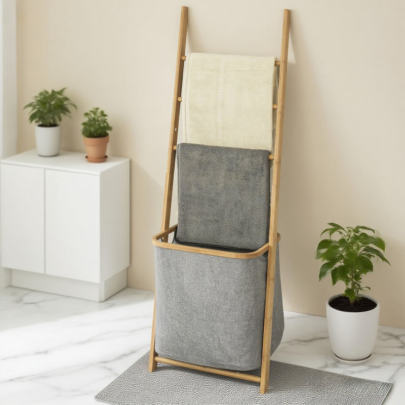 Daxton Wood 3 Freestanding Towel Rack