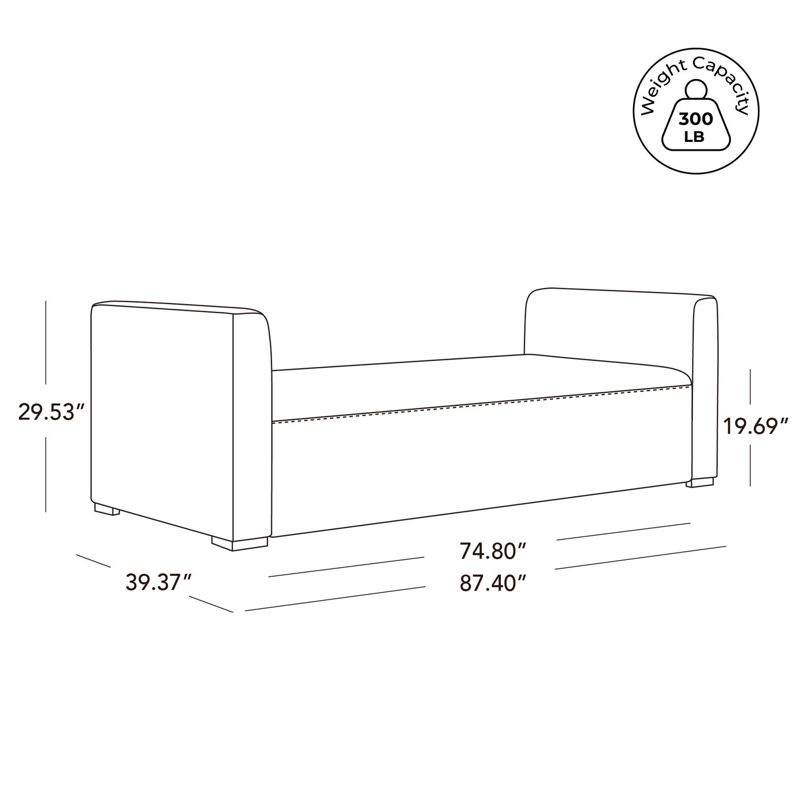 Upholstered Daybed