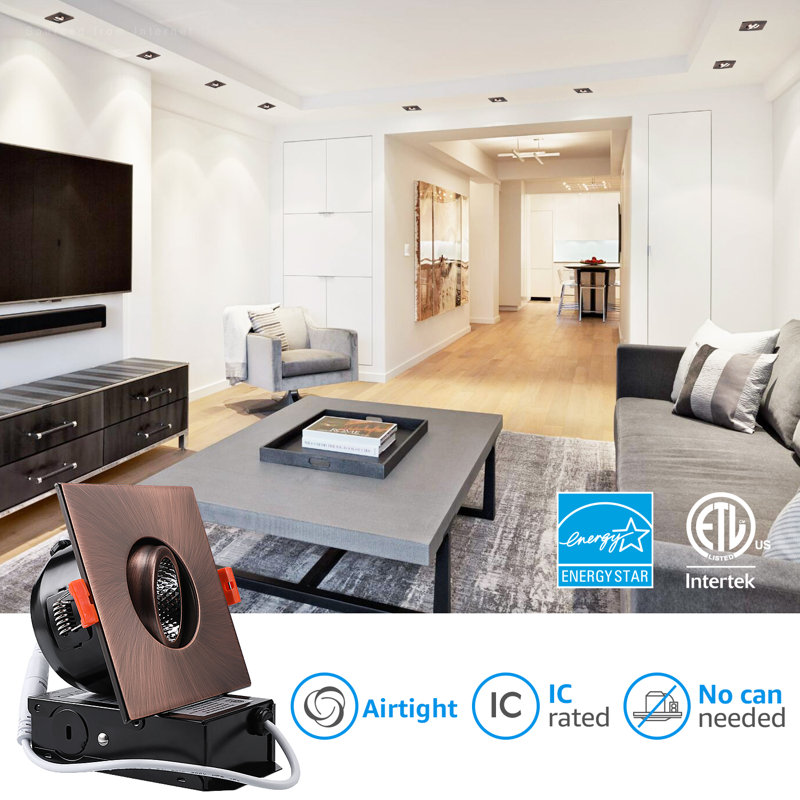 Ensemble d'éclairage encastré à DEL 3 po Ultra Slim Remodel