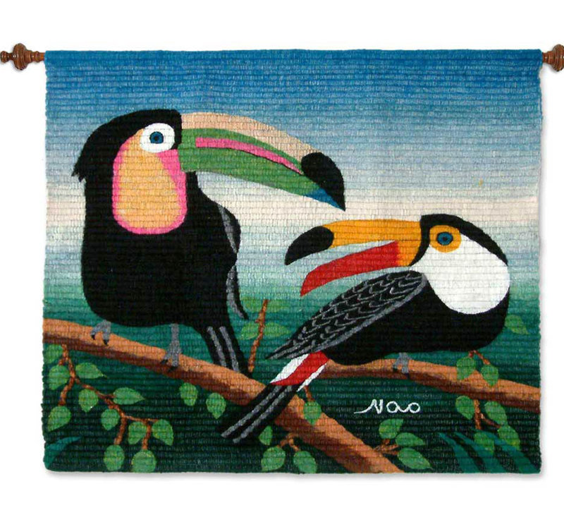 Loom Woven Wool Tapestry