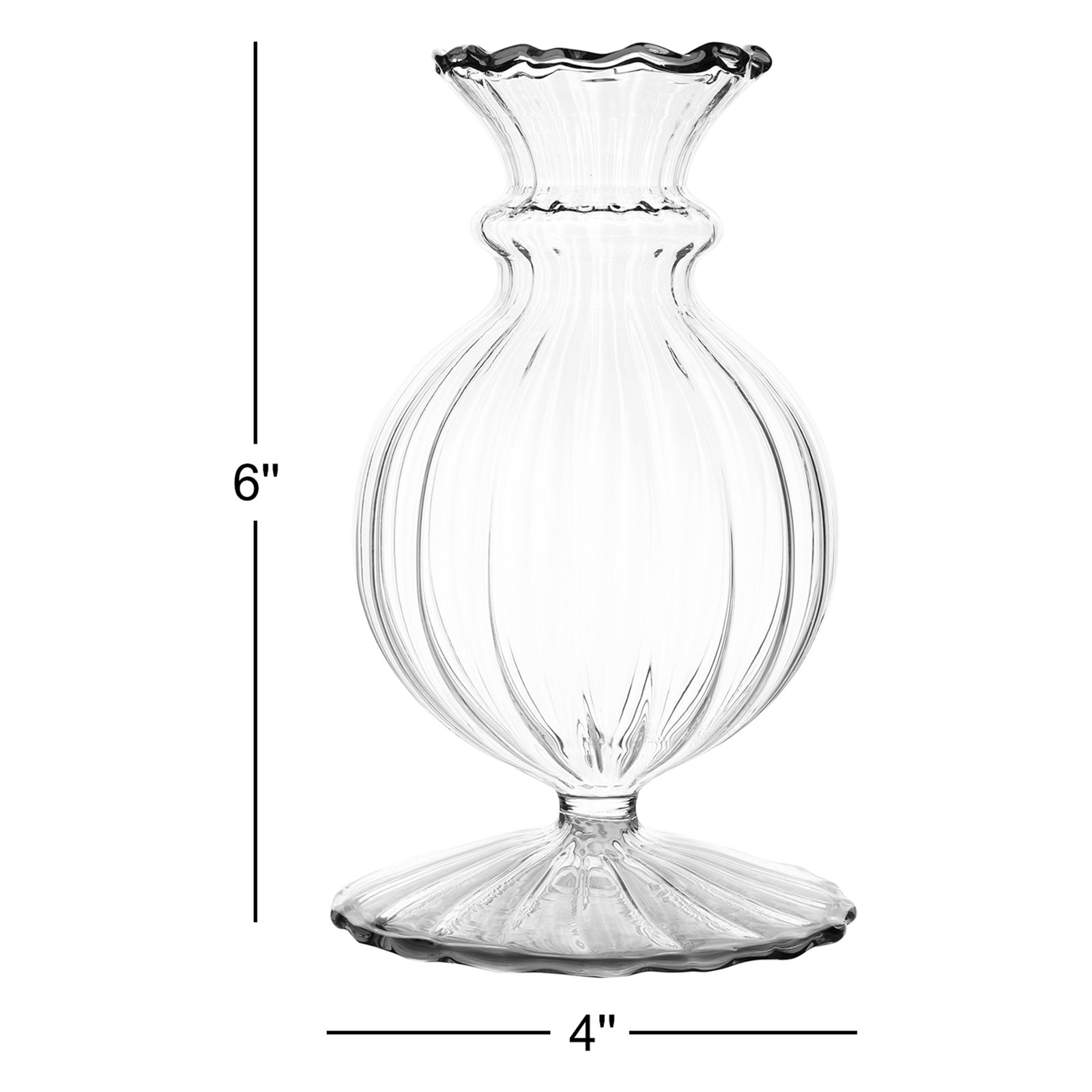 Miss Annie Bud Vase, Clear
