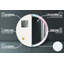Huldar Glass Flat Wall Mirror