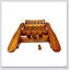 Chaise Adirondack pliable - bois de peuplier massif, utilisation intérieure / extérieure, assise large pour un confort ultime