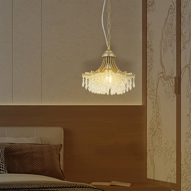 Lustre suspendu 11,75 "Dia X 10" H