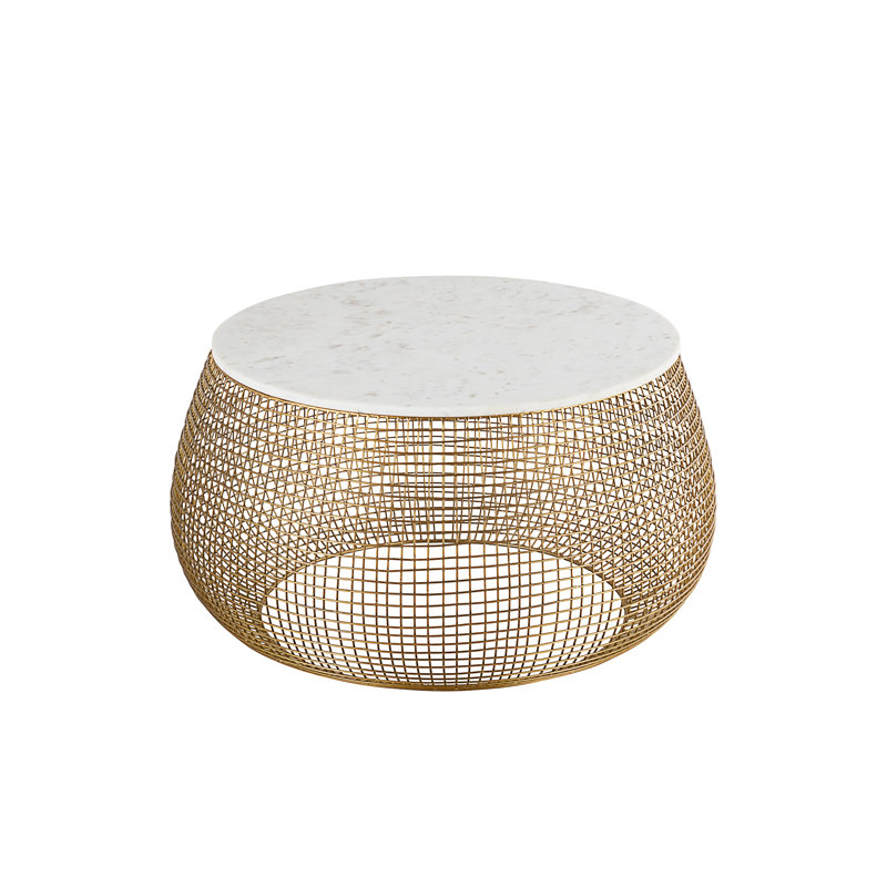 Cabrillo Marble Top Single Coffee Table