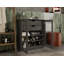 Armoire de rangement pour salle de bain 100% bois massif Palace Imports, portes en verre transparent, 2 tiroirs, tablettes réglables, largeur 32 po, hauteur 35,75 po-1381221487