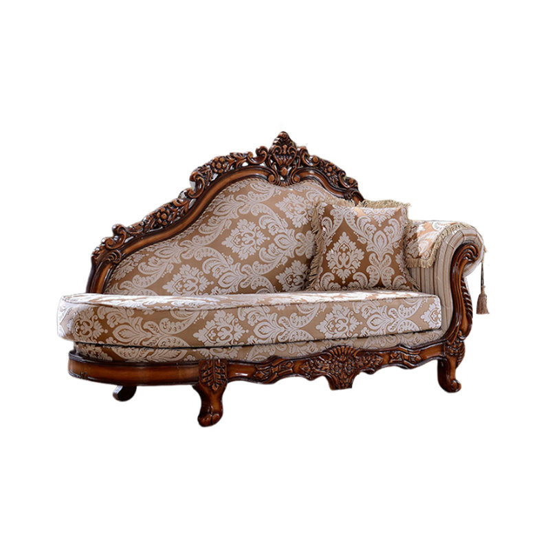 Chaise longue rembourrée de style européen