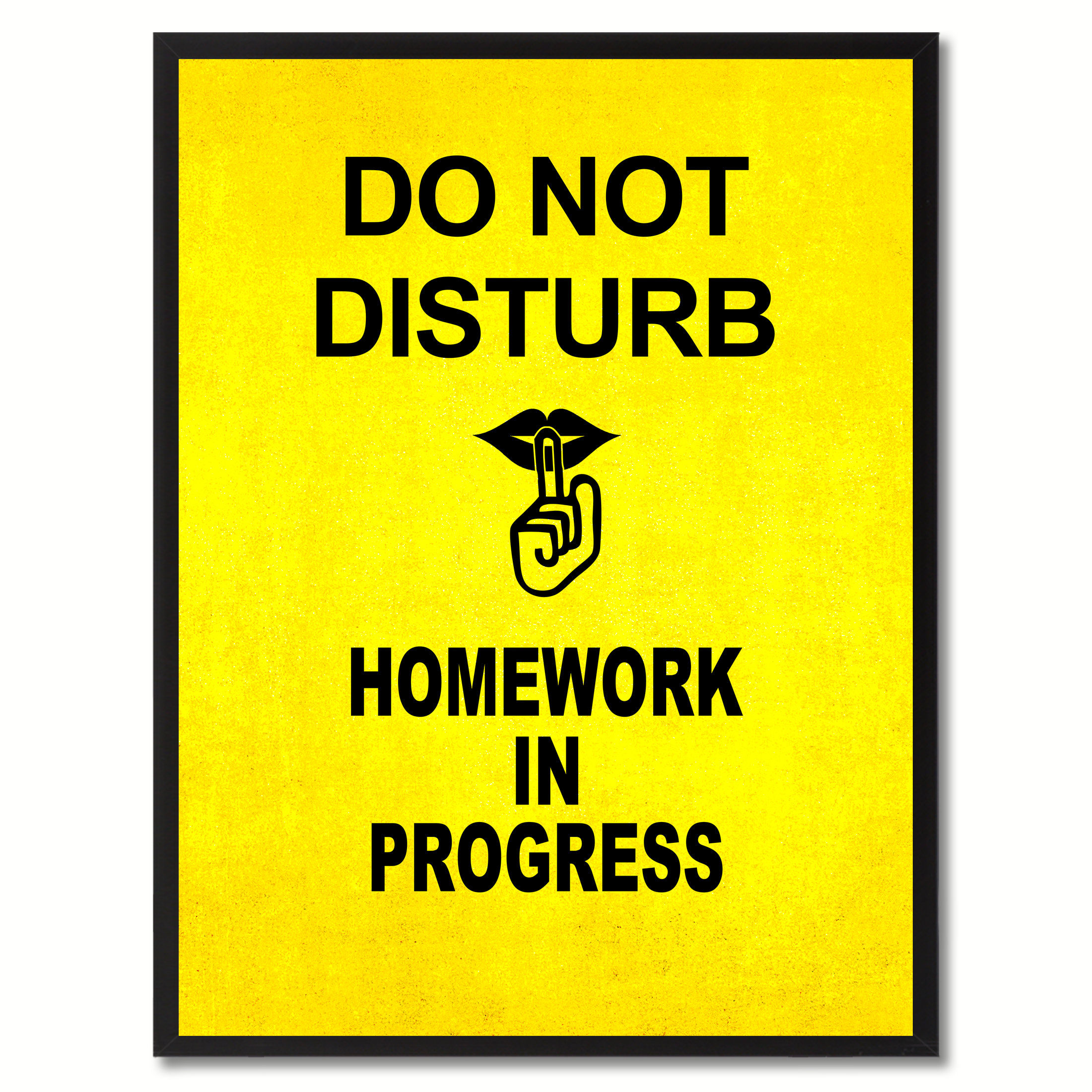 Homework in Progress Door Hangers