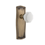 Prairie Plate with Waldorf White Milk Knob