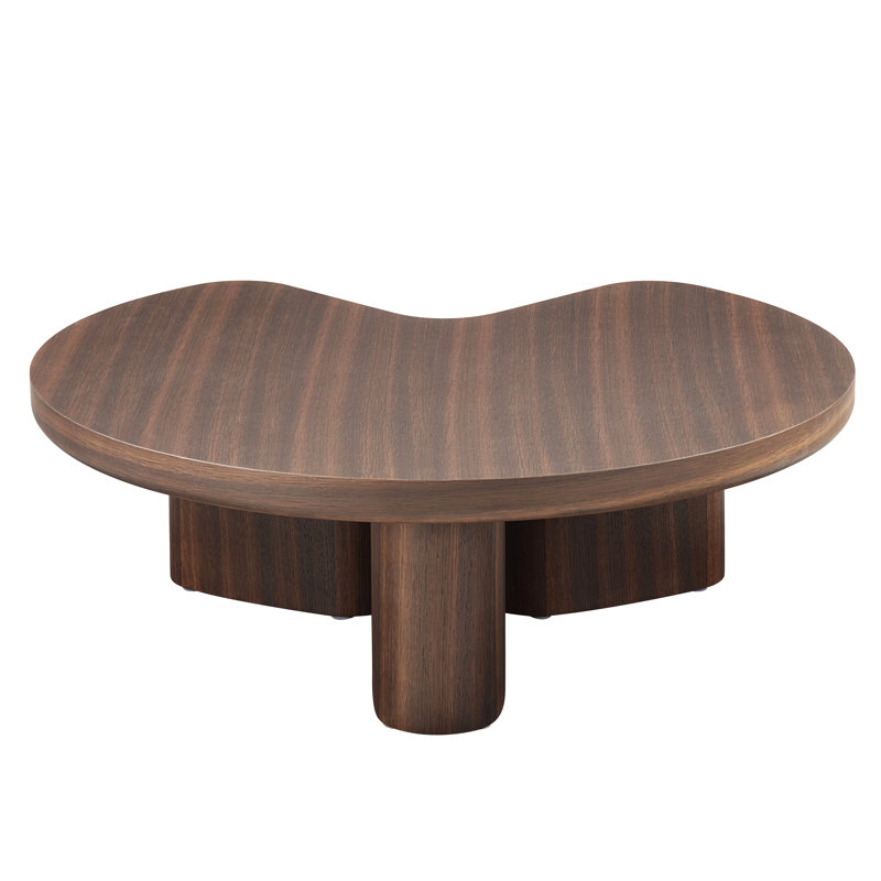 Table basse en chêne fumé pour le salon de la chambre à coucher