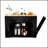 Modern Farmhouse Kitchen Island with Drawers, Trash Can Storage, and Barn Door Spice Rack, 53.2W x 20.9D x 38H Inches-1868749957