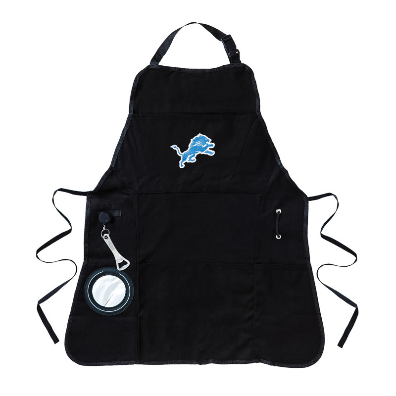 NFL Team Canvas Bib Apron, Detroit Lions