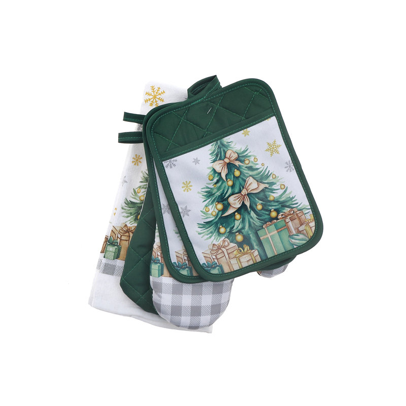 5 Pc Kitchen Set (Christmas Tree)