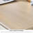 Simple White Rectangular Solid Wood Writing Desk
