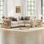 Set Of 2 End Table For Living Room, Wood Narrow Sofa Side Table With Storage And Metal Frames