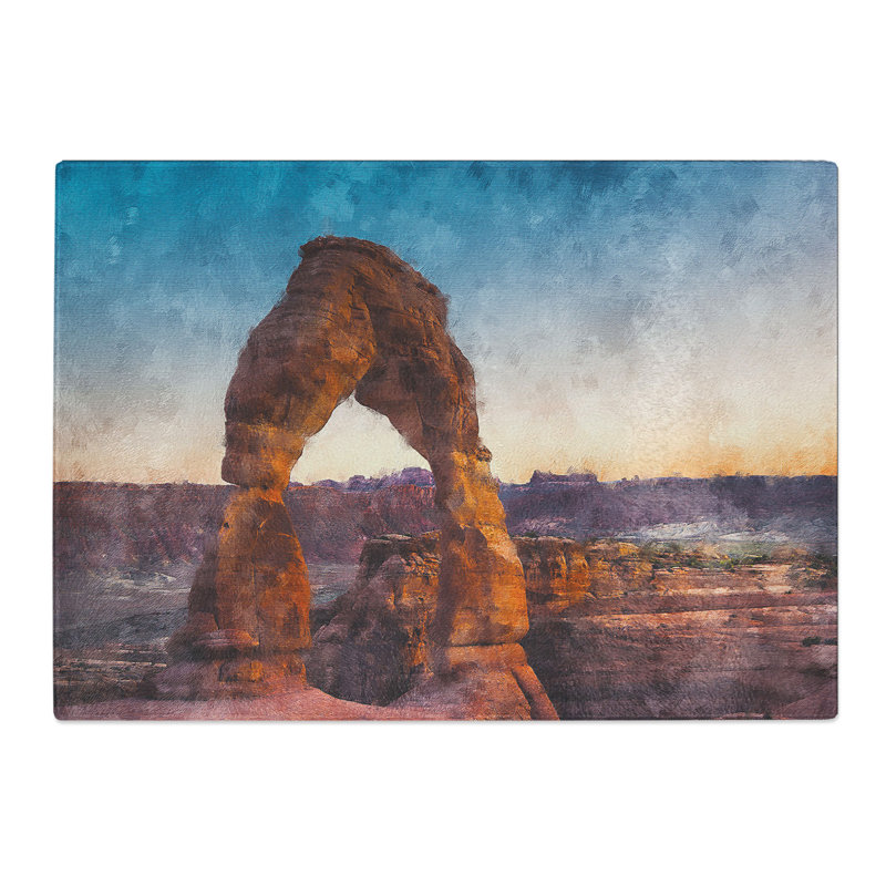 The Stone Arch in Uah Chopping Board, 0.4cm H x 20cm W x 28.5cm L