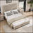 Tall Headboard Solid Wood Platform Bed Frame-1085323603-1085323615