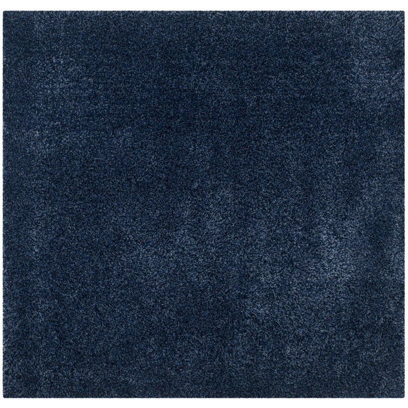 Assar Area Rug, Square 8', Navy