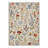 Cogswell Floret Floral Machine Washable Beige Indoor Area Rug with Non-Slip Backing-1612513574