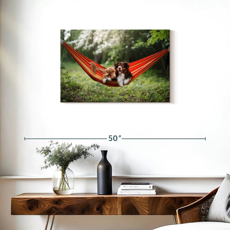 Brampt Dog Sweethearts, 20" H x 30" W
