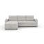 Canapé-lit convertible en tissu, canapé-lit modulaire escamotable avec charge USB et porte-gobelets, canapé-lit en forme de L avec rangement pour le salon (beige)-2011130037