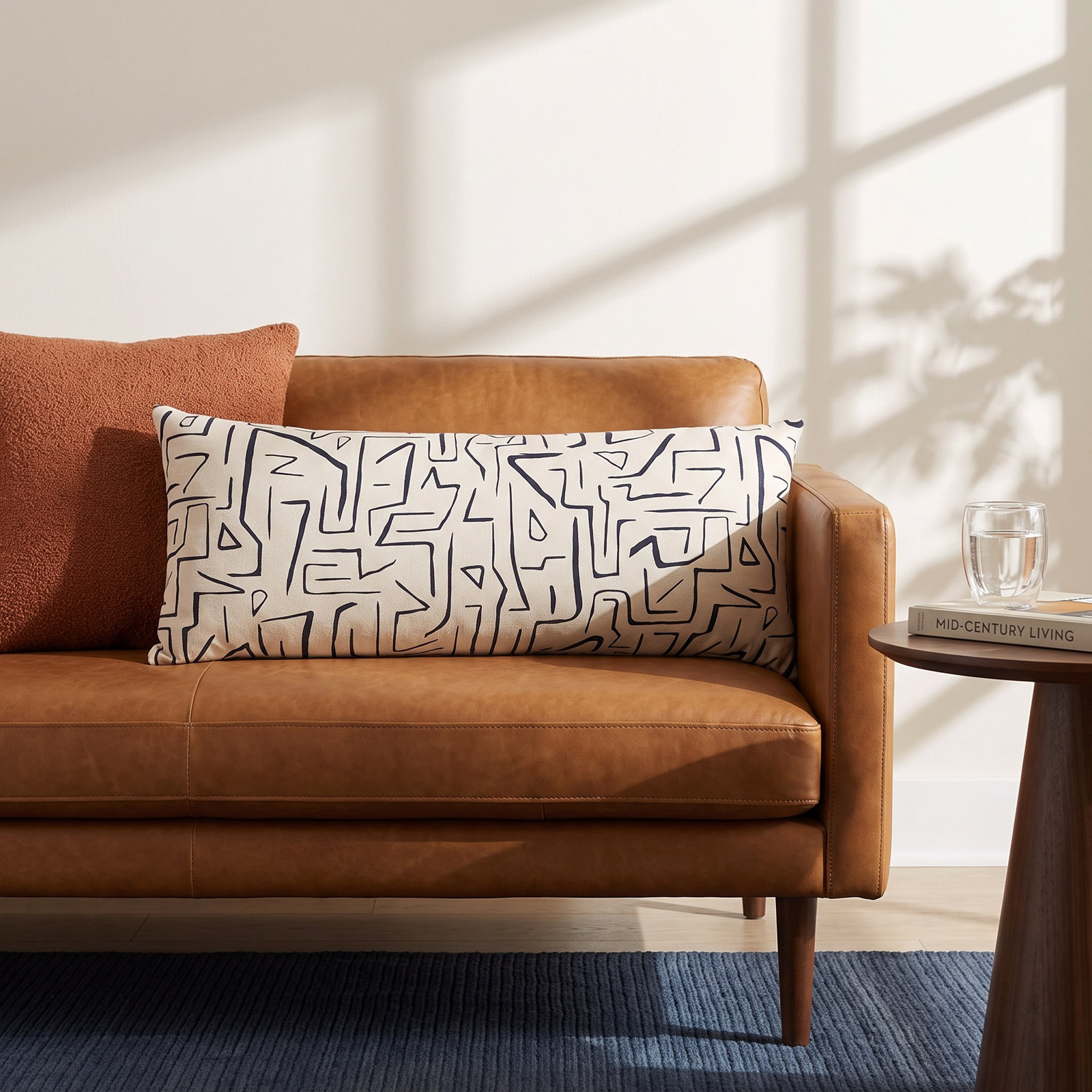 Upton 30" x 12" Cotton Pillow Cover, Down
