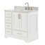 Ensemble de meuble-lavabo simple 37 po avec plateau Abita-93359292
