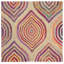 Tapis géométrique en jute / chindi tissé à la main Abhay-24290538