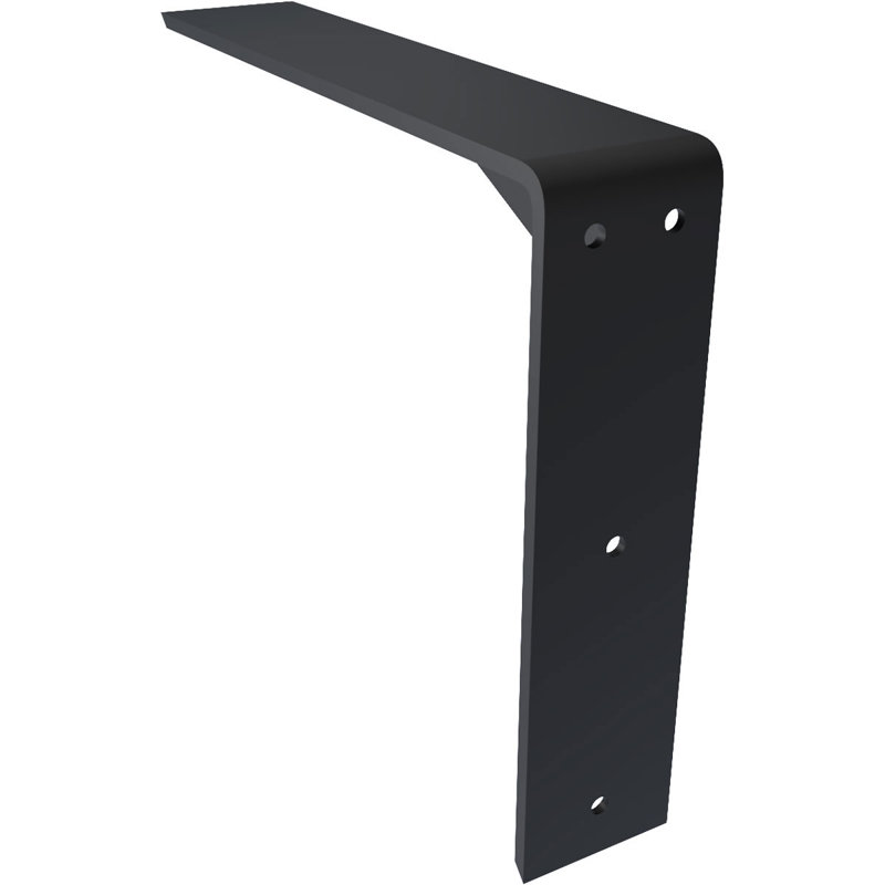 Countertop Support Steel Heavy Duty Bracket with Gusset, 10" H x 2.5" W x 12" D