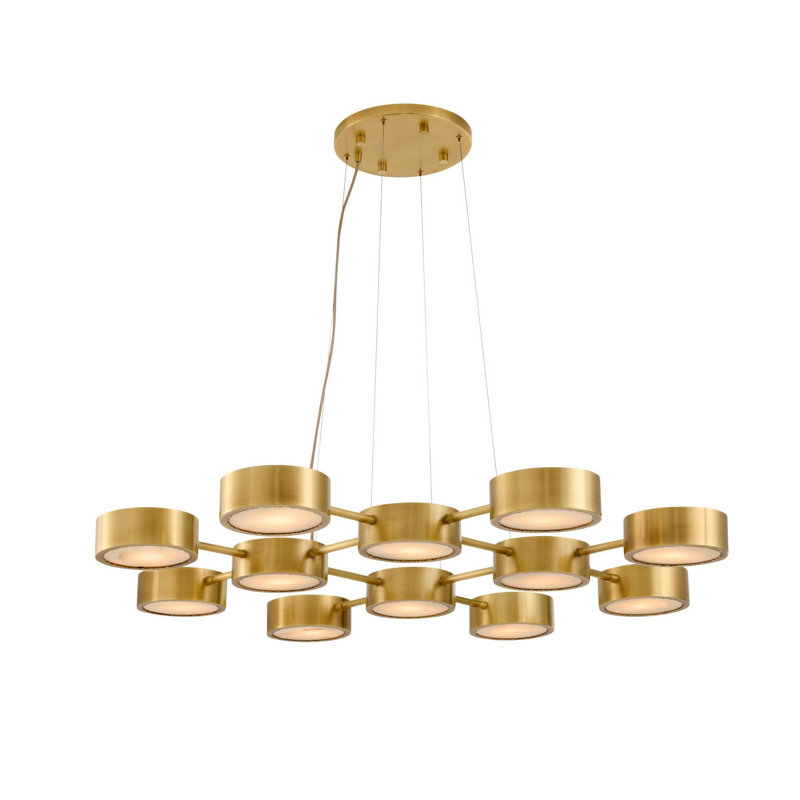 Wright Grid Chandelier