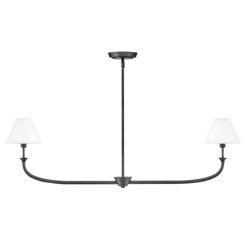 Lustre linéaire Greta de Hinkley, Laiton noirci