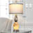Belwood Glass USB Table Lamp