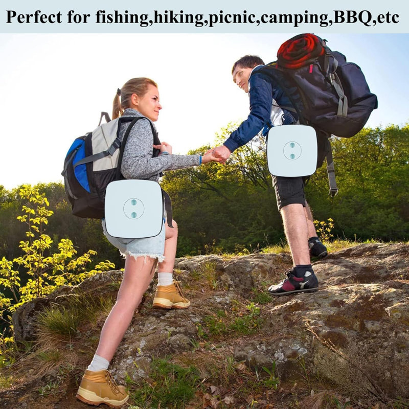 Upgraded Square Collapsible Stool For Adults,Portable Retractable Folding Telescoping Foldable Camping Stool Holds 400Lbs For Outdoor Fishing Hiking Gardening Travel BBQ