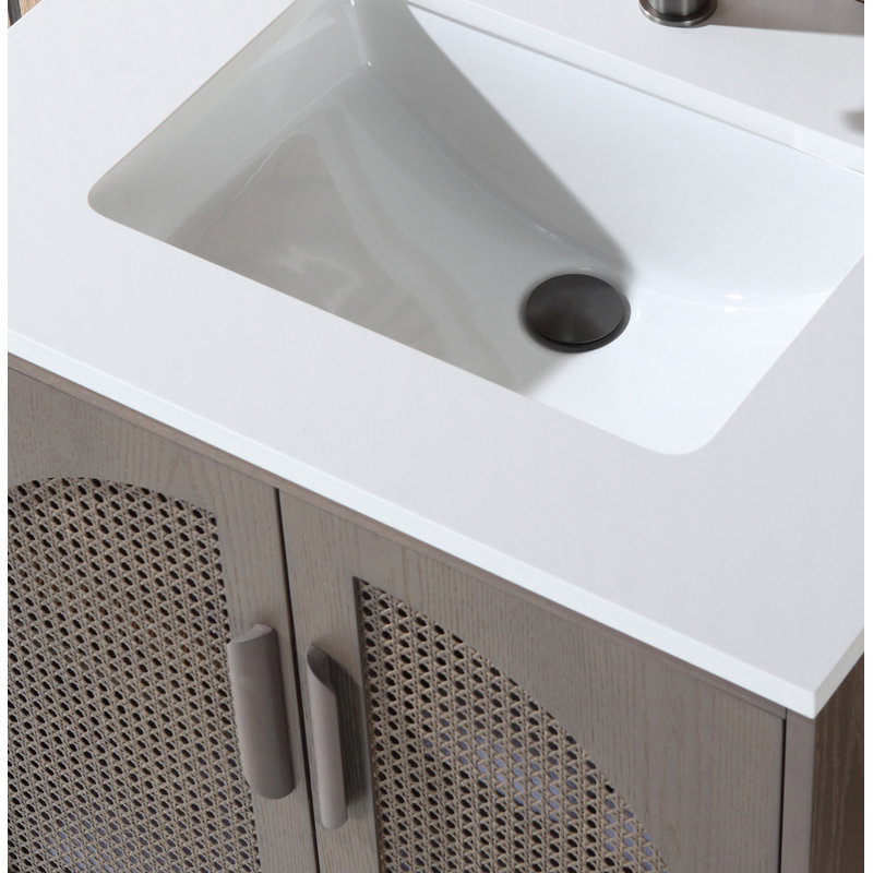 Nara 30" W Single Vanity, Chestnut Oak
