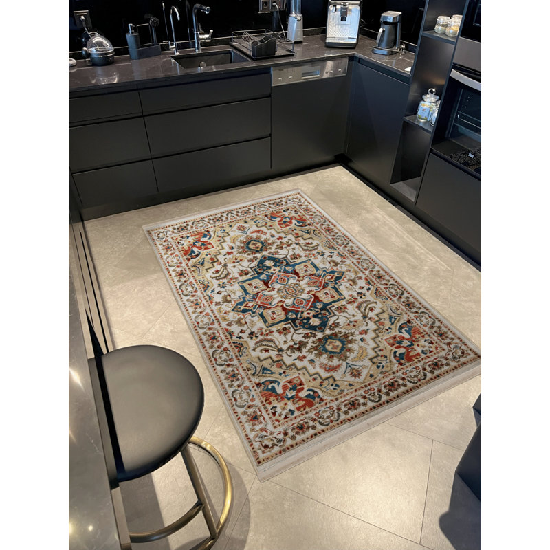 Tapis rectangulaire Virgen, Rectangle 5 pi 2 po x 7 pi 7 po
