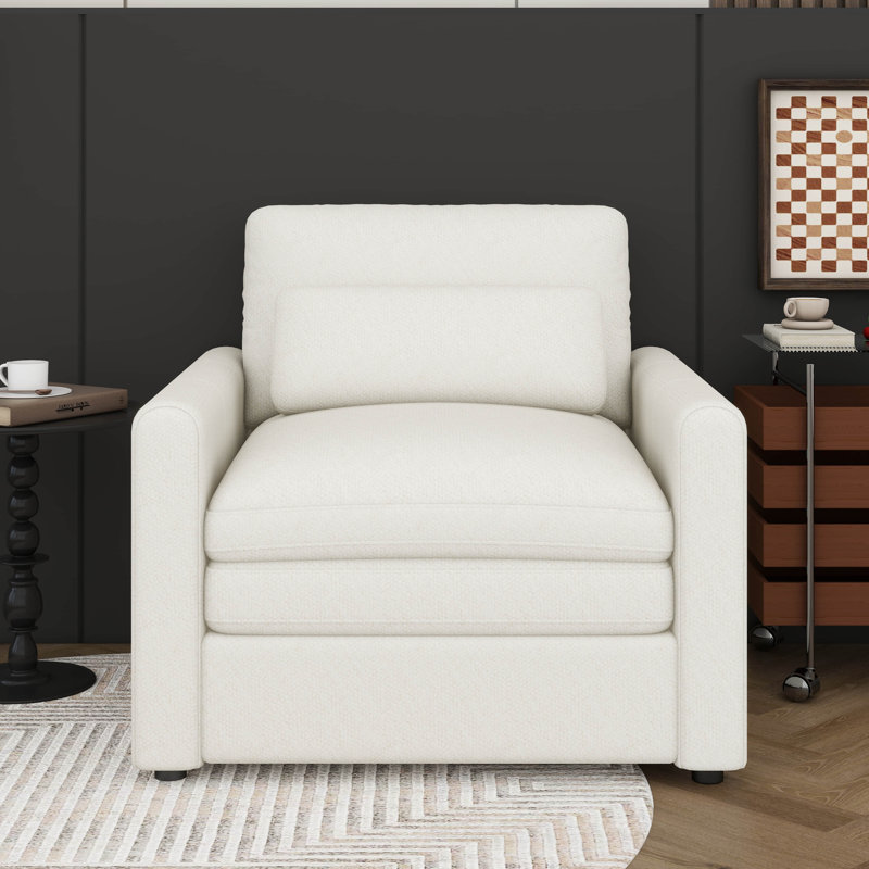Canapé rembourré 31,9 po, Beige