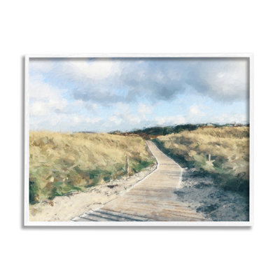 " Coastal Boardwalk Path Landscape " by Kim Curinga