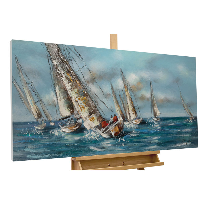 Hand-painted acrylic painting from coast to coast