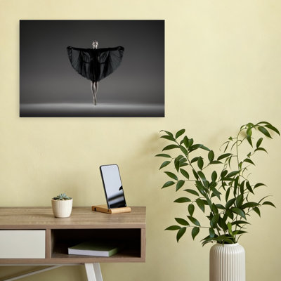 " Elegant Ballerina Pose Classic Dramatic Elegant Wall Art Print " by Georg Scharf