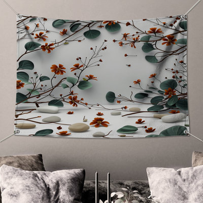 Tapisserie florale - Décoration murale nature