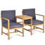 Table basse d'extérieur avec coussins 3 en 1 Aloyzas