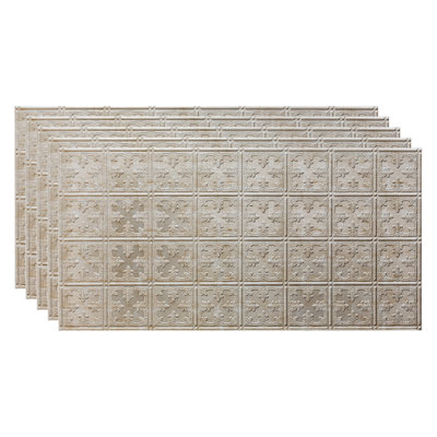 24.375'' L x 48.375'' W Textured Vinyl Glue Up Ceiling Tile