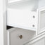 Commode moderne à 6 tiroirs avec quincaillerie en métal, idéale pour les solutions de rangement pour le salon et la ferme