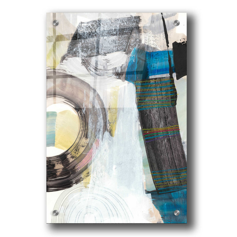 «Epic Art» «Kabuki II» par Jodi Fuchs, verre acrylique «Kabuki II» par Jodi Fuchs, H 36 po x l 24 po x P 0,2 po