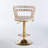 Modern Bar Chair(Set Of 2 ) With Golden Color Iron Tube Legs,  Soft Cushions And Comfortable Backrest, Suitable For Dining Room, Living Room, Cafe,Bar Stool-1572593469