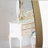 Wall Mirror 43x24 Inch Vintage Ornate Arched Floor Mirror Metal Framed Mirror Dressing Mirror-521783666-521783667