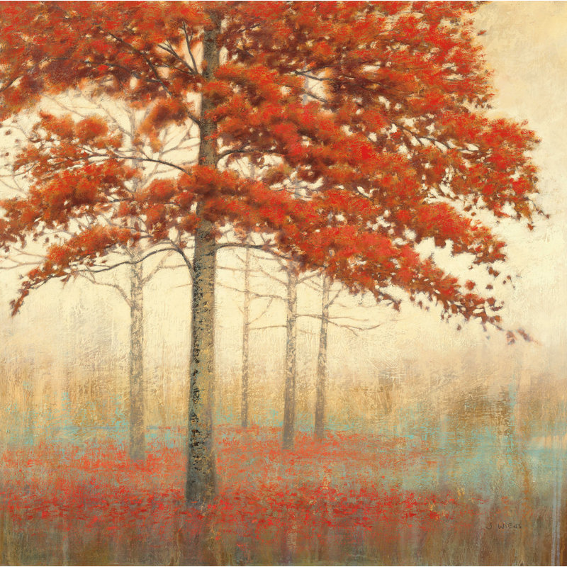 Arbres d'automne II, H 30 po x l 30 po x P 1,25 po