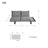 Lois Teak 7 - Person Patio Conversation Set with Cushions-93738291-93738292