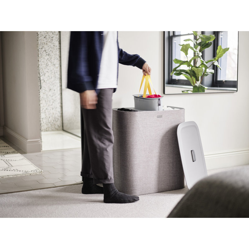 Tota Trio 90-liter Laundry Hamper Separation Basket, Gray